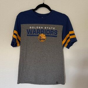 Golden State Warriors Blue and Gray T-Shirt